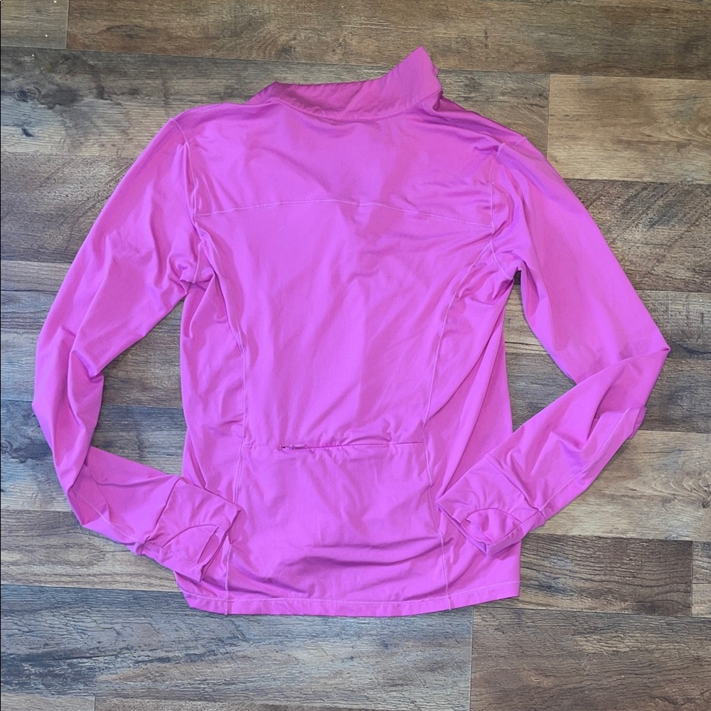 Fabletics Pink Quarter-Zip Pullover size Small super stretchy and thin - Picture 4 of 4
